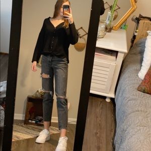 Forever 21 front tie long sleeve